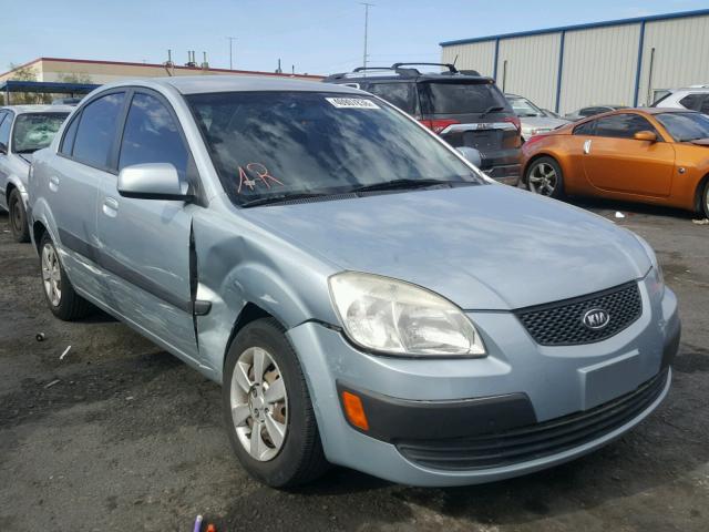 KNADE123266045962 - 2006 KIA RIO BLUE photo 1