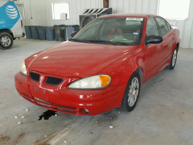 1G2NE52F94C256538 - 2004 PONTIAC GRAND AM S Qırmızı foto 2
