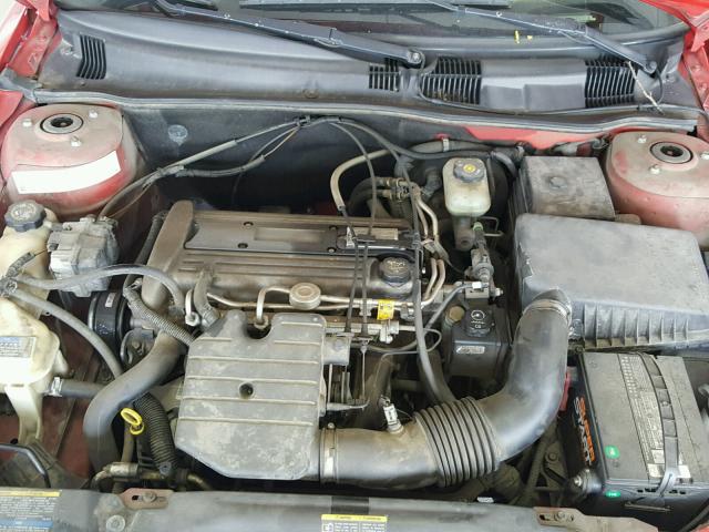 1G2NE52F94C256538 - 2004 PONTIAC GRAND AM S Qırmızı foto 7