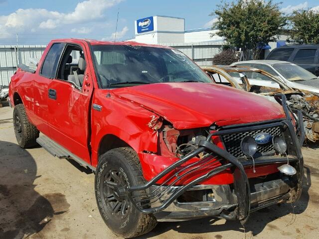 1FTPX14524NA25125 - 2004 FORD F150 RED photo 1