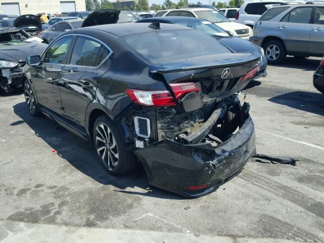 19UDE2F81HA010412 - 2017 ACURA ILX PREMIU BLACK photo 3