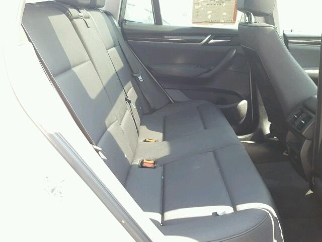 5UXWZ7C32H0V92493 - 2017 BMW X3 SDRIVE2 WHITE photo 6