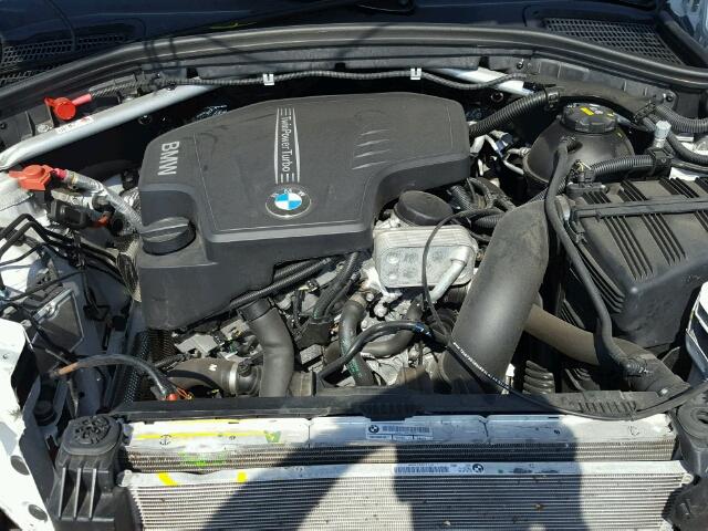 5UXWZ7C32H0V92493 - 2017 BMW X3 SDRIVE2 WHITE photo 7