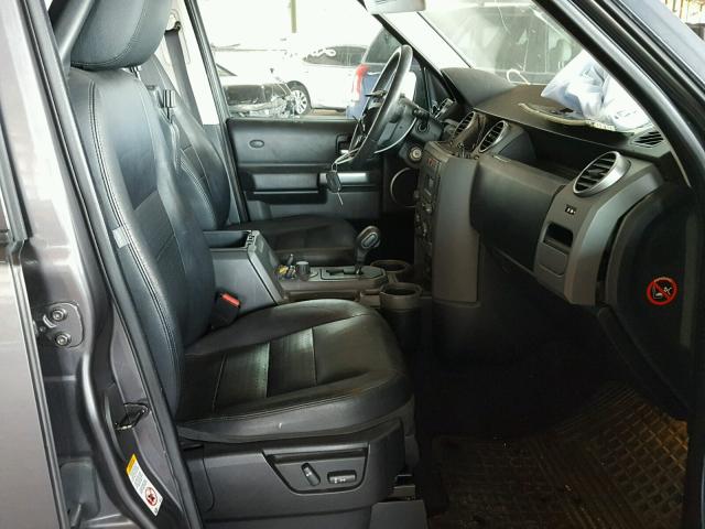 SALAD254X5A332750 - 2005 LAND ROVER LR3 SE GRAY photo 5