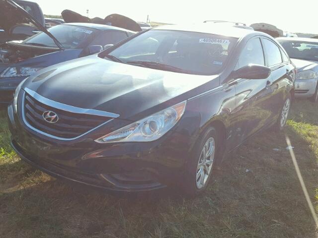 5NPEB4AC5CH368973 - 2012 HYUNDAI SONATA GLS BLACK photo 2