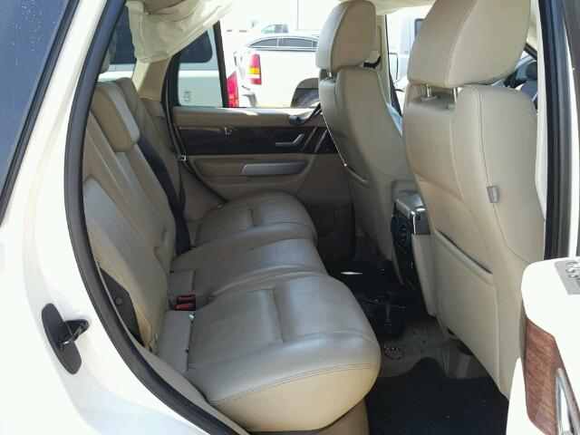 SALSK25439A206133 - 2009 LAND ROVER RANGE ROVE WHITE photo 6