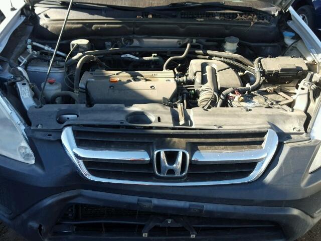 JHLRD68473C006907 - 2003 HONDA CR-V LX SILVER photo 7