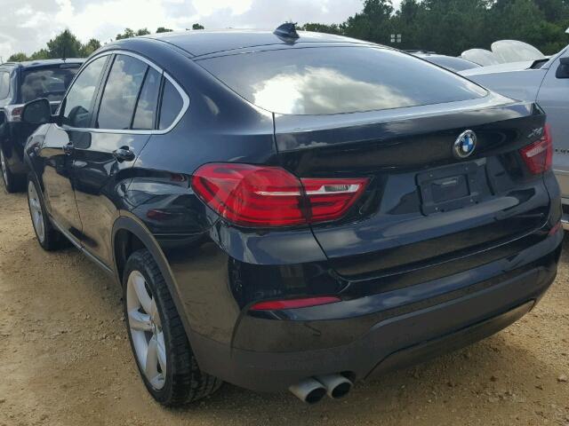 5UXXW3C59F0M86501 - 2015 BMW X4 BLACK photo 3