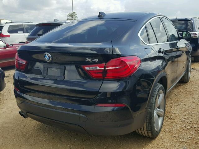 5UXXW3C59F0M86501 - 2015 BMW X4 BLACK photo 4