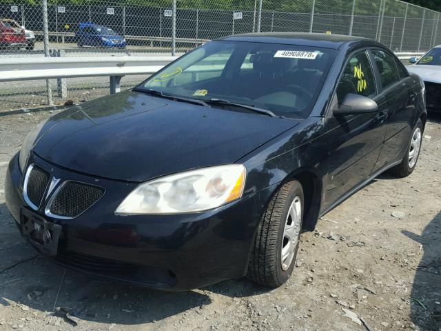 1G2ZF58B374156856 - 2007 PONTIAC G6 VALUE L BLACK photo 2