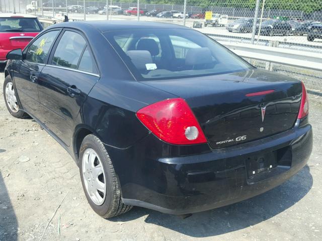 1G2ZF58B374156856 - 2007 PONTIAC G6 VALUE L BLACK photo 3