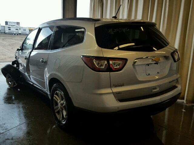 1GNKVJKD5DJ253709 - 2013 CHEVROLET TRAVERSE SILVER photo 3