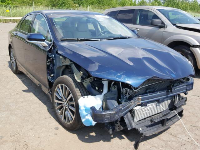 3LN6L5C96HR620139 - 2017 LINCOLN MKZ SELECT BLUE photo 1