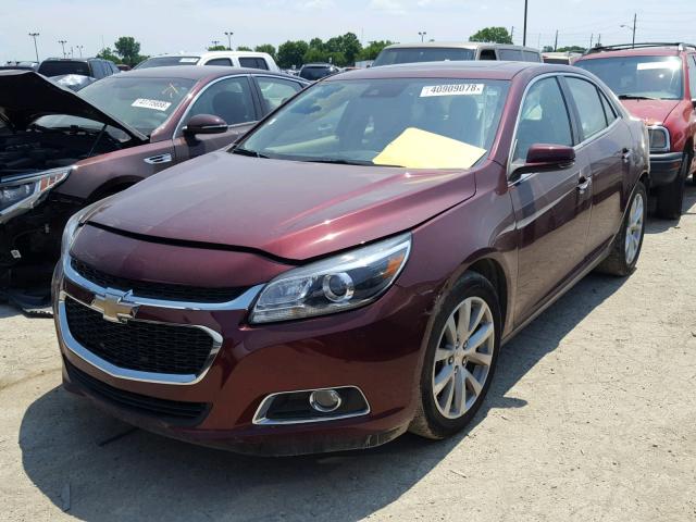1G11F5SL8FF139038 - 2015 CHEVROLET MALIBU LTZ 勃艮第红 照片 2