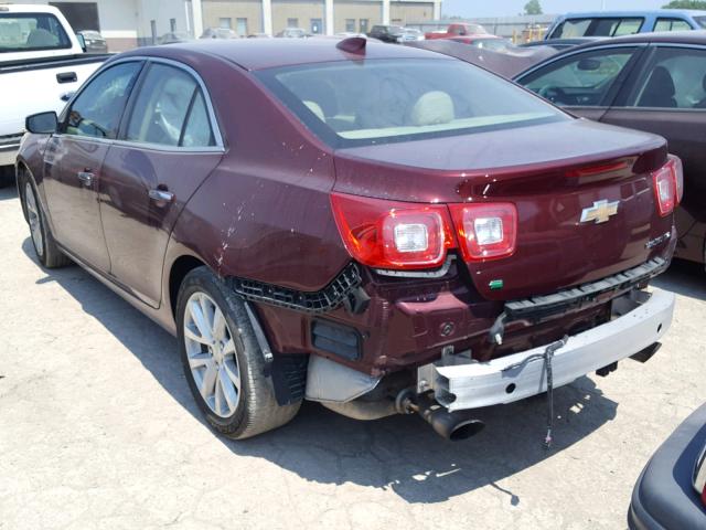 1G11F5SL8FF139038 - 2015 CHEVROLET MALIBU LTZ 勃艮第红 照片 3