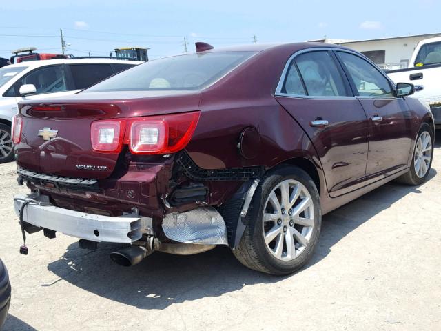 1G11F5SL8FF139038 - 2015 CHEVROLET MALIBU LTZ 勃艮第红 照片 4
