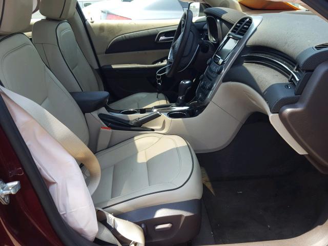 1G11F5SL8FF139038 - 2015 CHEVROLET MALIBU LTZ 勃艮第红 照片 5