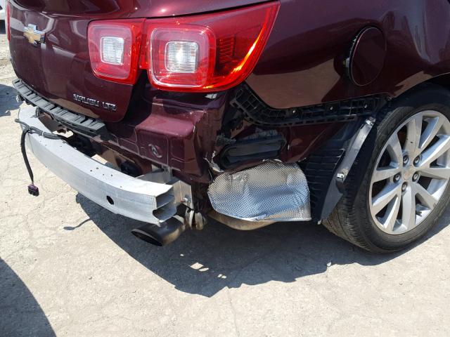 1G11F5SL8FF139038 - 2015 CHEVROLET MALIBU LTZ 勃艮第红 照片 9