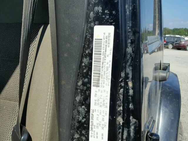 1J4GA69179L788999 - 2009 JEEP WRANGLER U BLACK photo 10