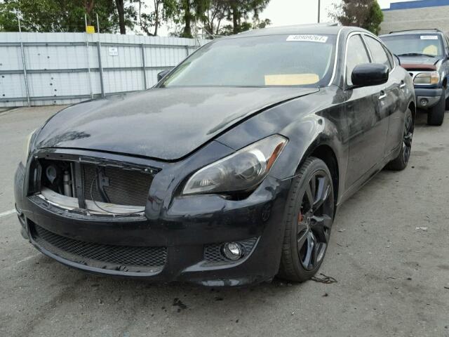 JN1BY1AP5BM323266 - 2011 INFINITI M37 BLACK photo 2