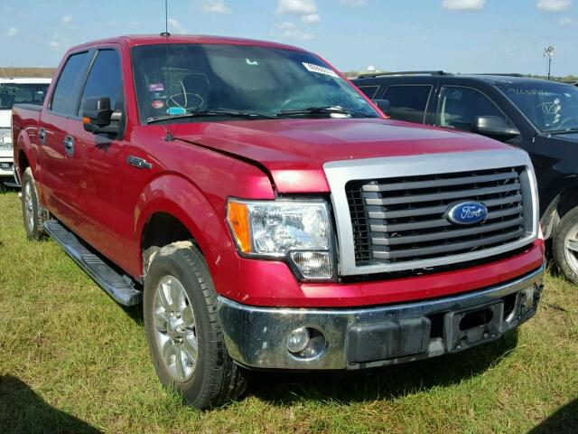 1FTEW1C8XAFB87399 - 2010 FORD F150 RED photo 1