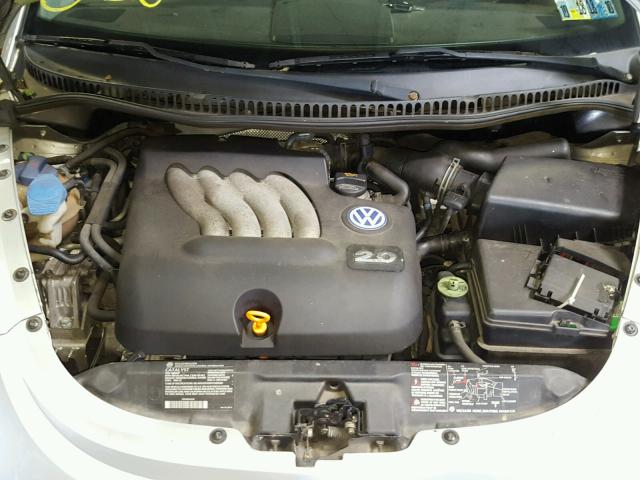 3VWBK21CX3M418698 - 2003 VOLKSWAGEN NEW BEETLE ვერცხლისფერი ფოტო 7