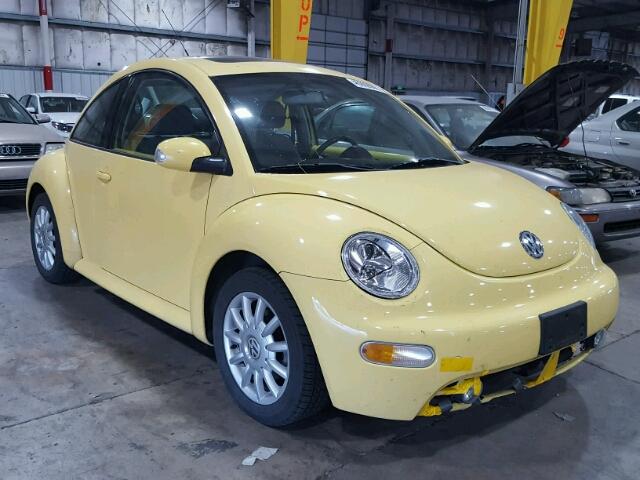 3VWCK31C94M411799 - 2004 VOLKSWAGEN NEW BEETLE 黄色 照片 1