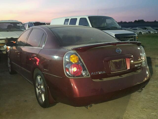 1N4BL11D22C119229 - 2002 NISSAN ALTIMA MAROON photo 3