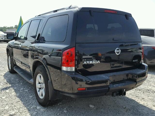 5N1BA0ND2EN603426 - 2014 NISSAN ARMADA SV BLACK photo 3