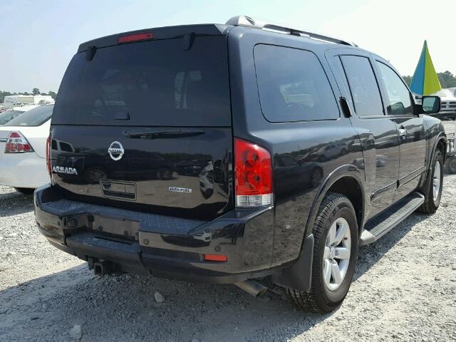 5N1BA0ND2EN603426 - 2014 NISSAN ARMADA SV BLACK photo 4