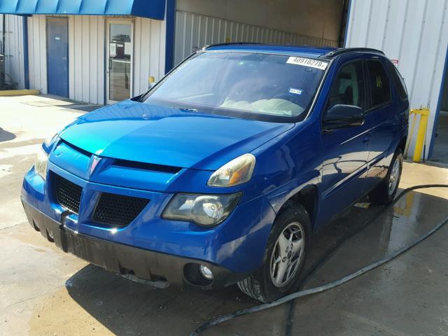 3G7DA03E83S568546 - 2003 PONTIAC AZTEK BLUE photo 2