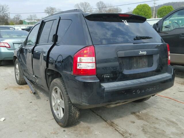 1J4FT47A89D221286 - 2009 JEEP COMPASS SP BLACK photo 3