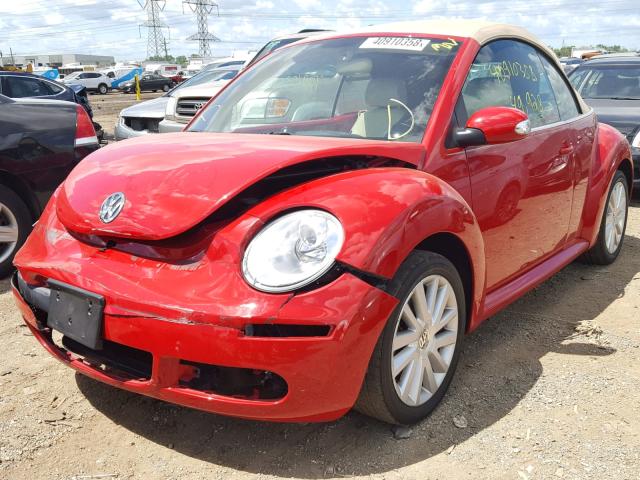 3VWRF31Y19M403861 - 2009 VOLKSWAGEN NEW BEETLE 红色 照片 2