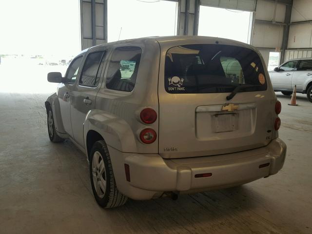 3GNDA13D77S609292 - 2007 CHEVROLET HHR LS ვერცხლისფერი ფოტო 3