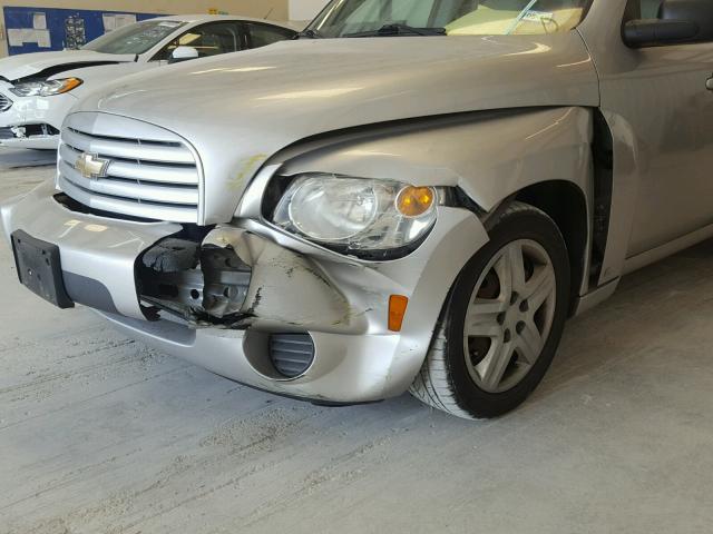 3GNDA13D77S609292 - 2007 CHEVROLET HHR LS ვერცხლისფერი ფოტო 9