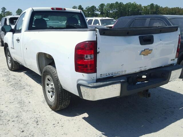 1GCEC14C98Z312056 - 2008 CHEVROLET SILVERADO WHITE photo 3