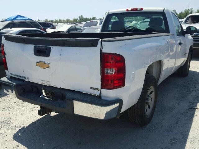 1GCEC14C98Z312056 - 2008 CHEVROLET SILVERADO WHITE photo 4