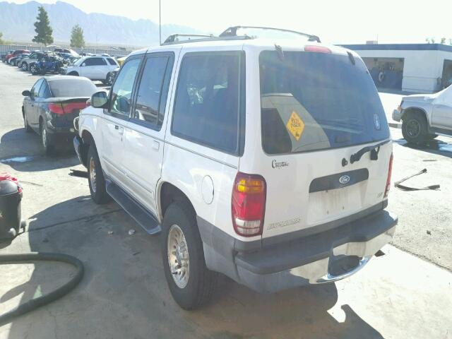 1FMZU73E0YZA29335 - 2000 FORD EXPLORER X WHITE photo 3