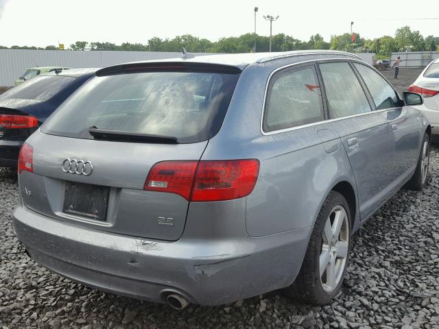 WAUKH74FX8N071243 - 2008 AUDI A6 AVANT Q SILVER photo 4