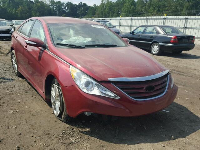 5NPEB4AC1EH857390 - 2014 HYUNDAI SONATA RED photo 1