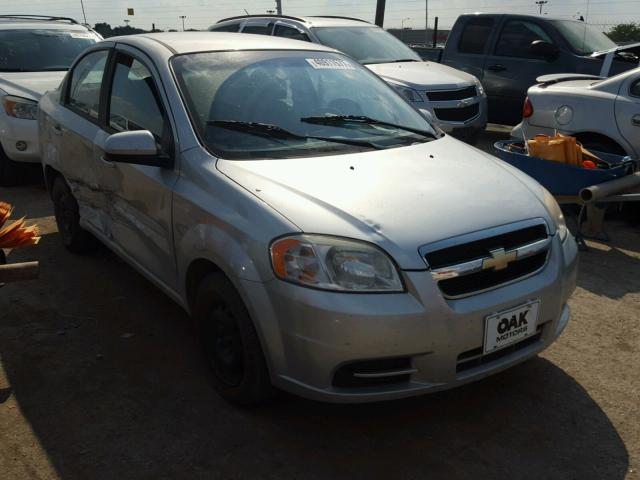 KL1TD5DE1BB245795 - 2011 CHEVROLET AVEO LS SILVER photo 1