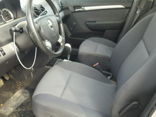 KL1TD5DE1BB245795 - 2011 CHEVROLET AVEO LS SILVER photo 5