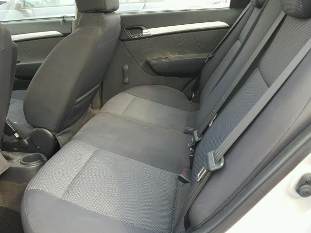 KL1TD5DE1BB245795 - 2011 CHEVROLET AVEO LS SILVER photo 6