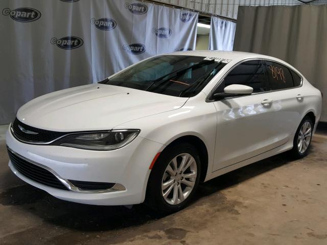 1C3CCCAB1HN508065 - 2017 CHRYSLER 200 LIMITE WHITE photo 2