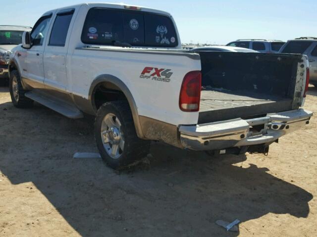 1FTSW21P76ED73935 - 2006 FORD F250 SUPER WHITE photo 3