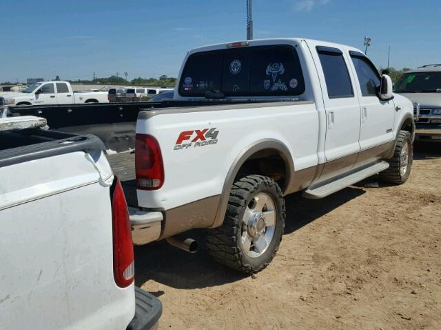 1FTSW21P76ED73935 - 2006 FORD F250 SUPER WHITE photo 4