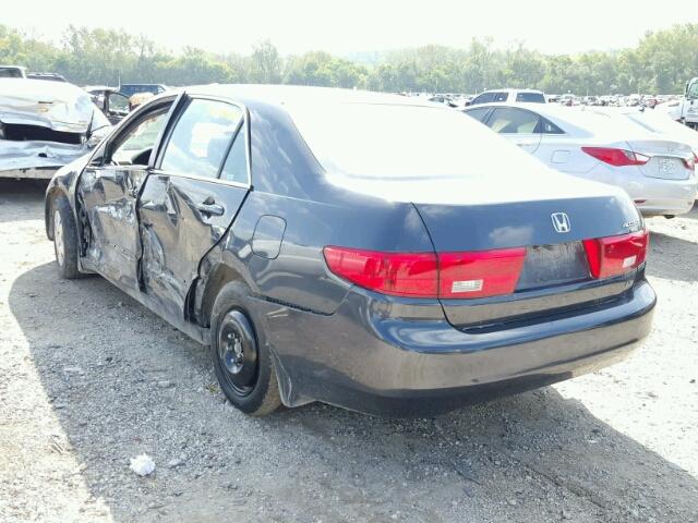 1HGCM56405A118304 - 2005 HONDA ACCORD GRAY photo 3