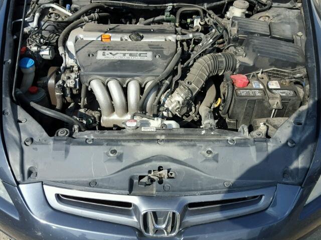 1HGCM56405A118304 - 2005 HONDA ACCORD GRAY photo 7