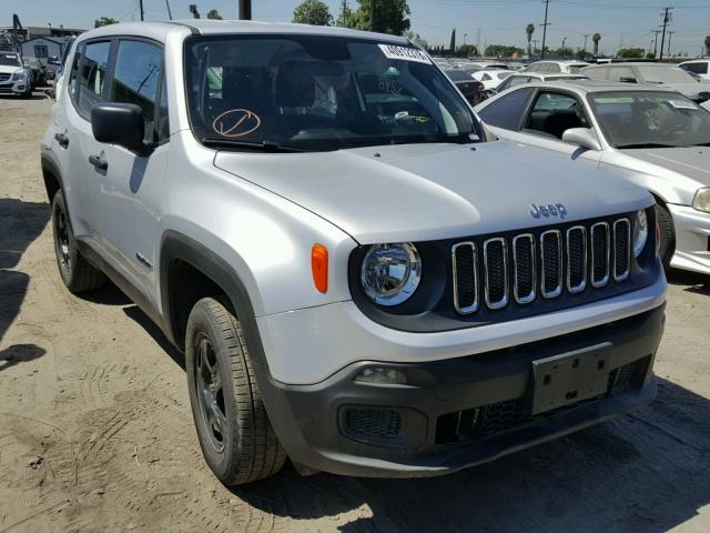 ZACCJBAB9JPG80921 - 2018 JEEP RENEGADE S SILVER photo 1