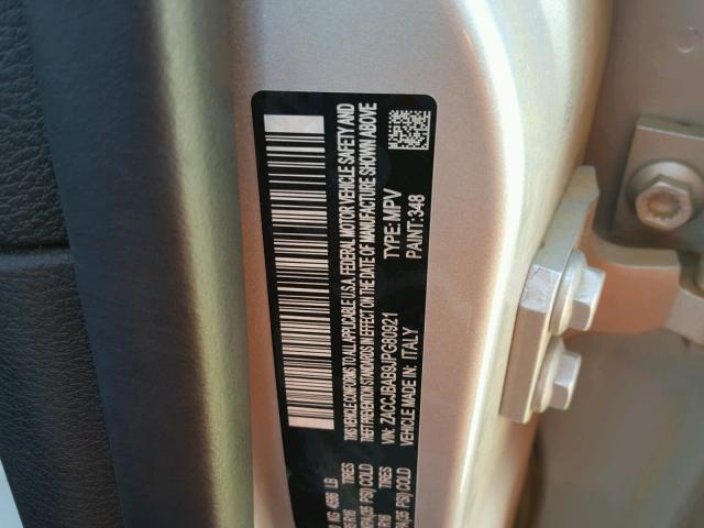 ZACCJBAB9JPG80921 - 2018 JEEP RENEGADE S Արծաթագույն լուսանկար 10